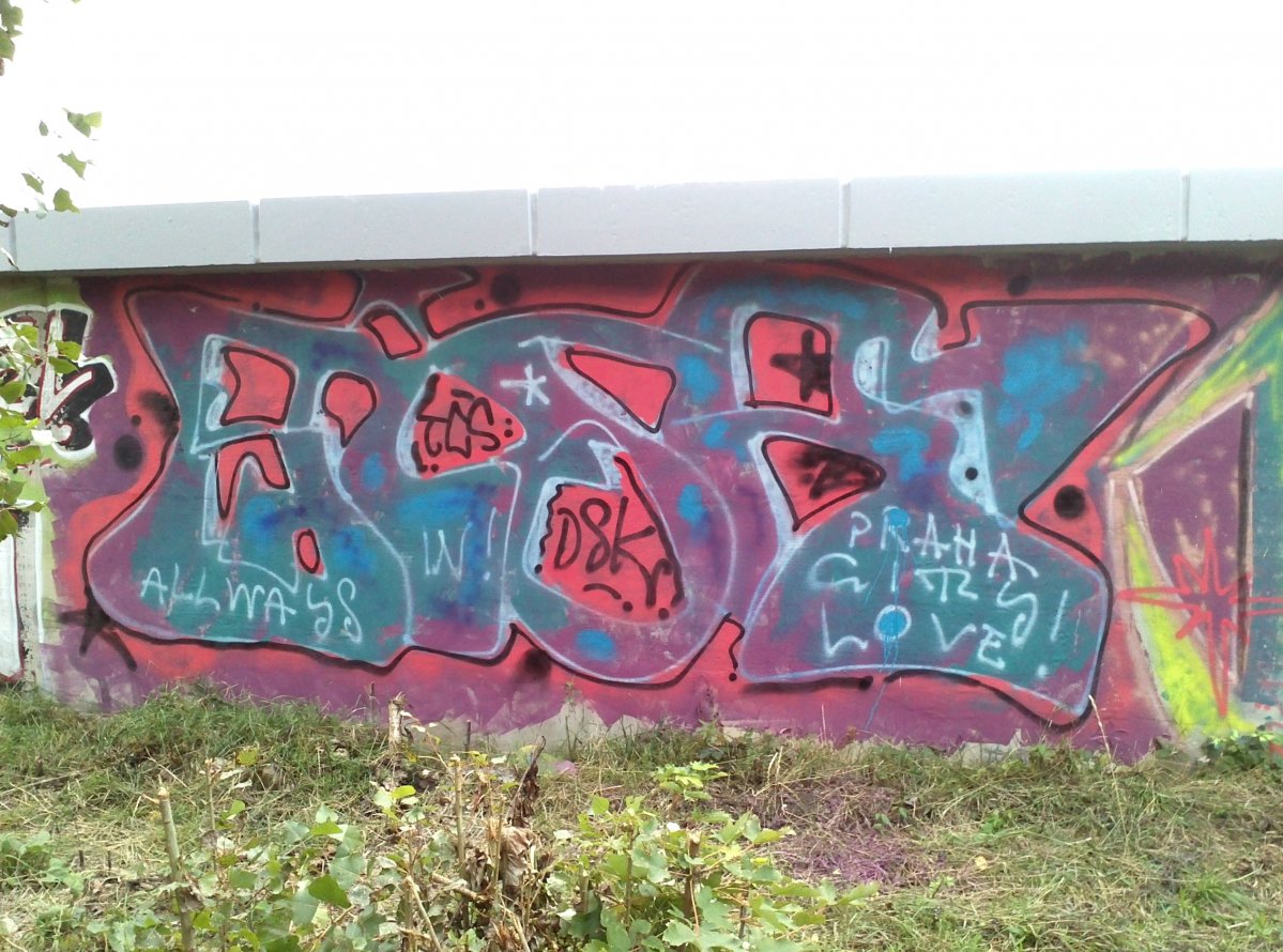 Graffiti Bombing in Prague - Photo by Exist333 - Always, in