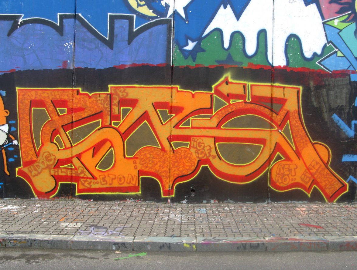 Graffiti Wall in Prague - Photo by Exist333 - Kong