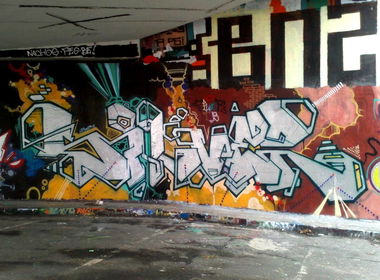 Graffiti Wall in Prague - Photo by Exist333 - Silver