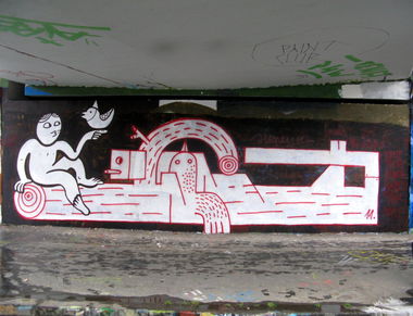 Graffiti Wall in Prague - Photo by Exist333