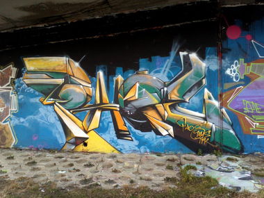 Graffiti Wall in Prague - Photo by Exist333 - Phoe