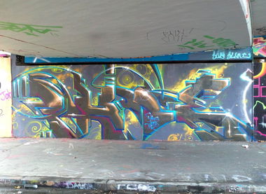 Graffiti Wall in Prague - Photo by Exist333 - Phoe