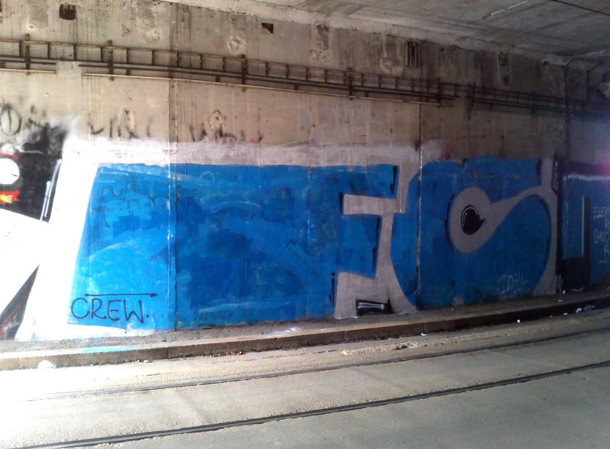 Graffiti Bombing in Prague - Photo by Exist333