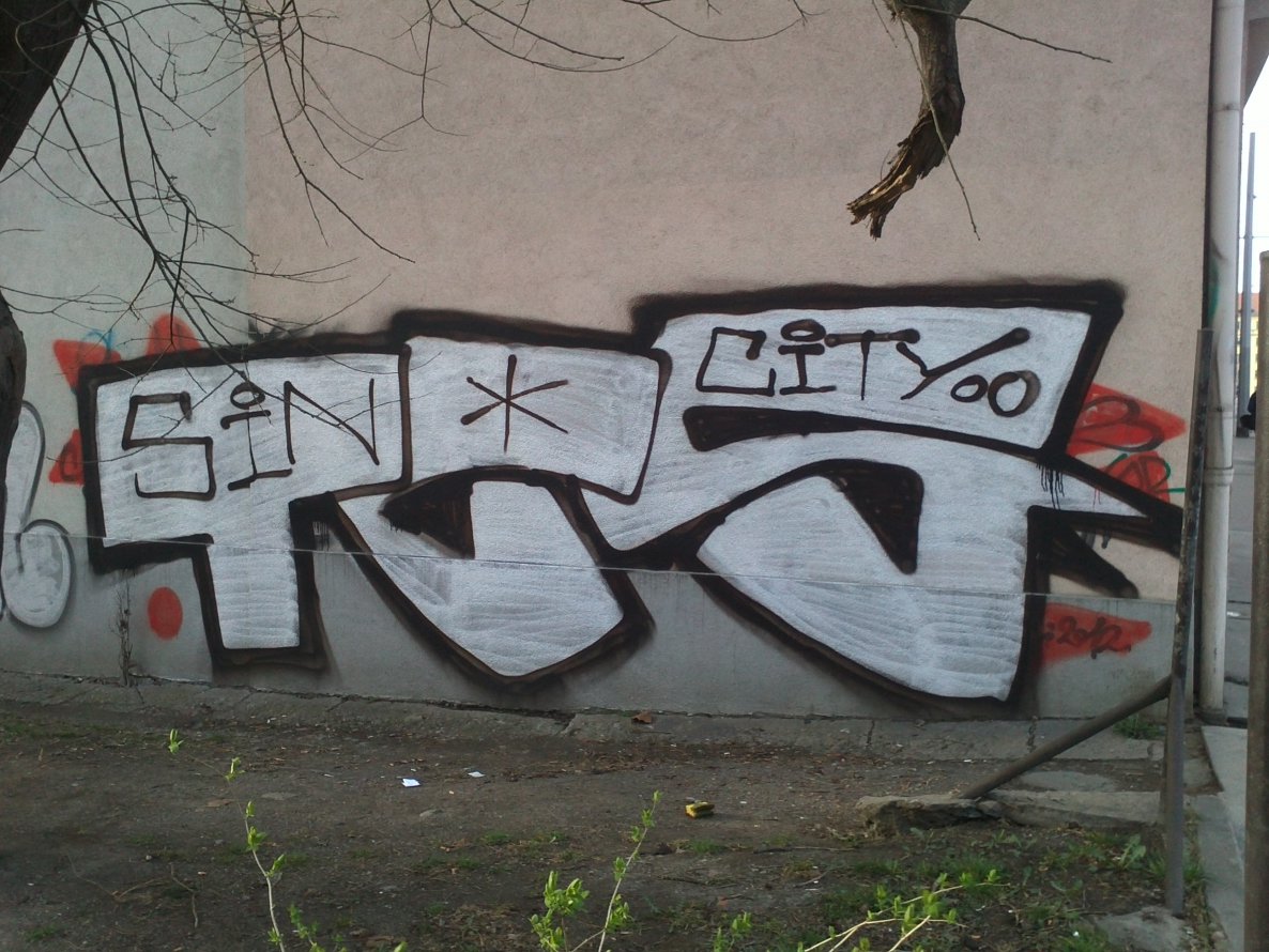 Graffiti Bombing in Prague - Photo by Exist333