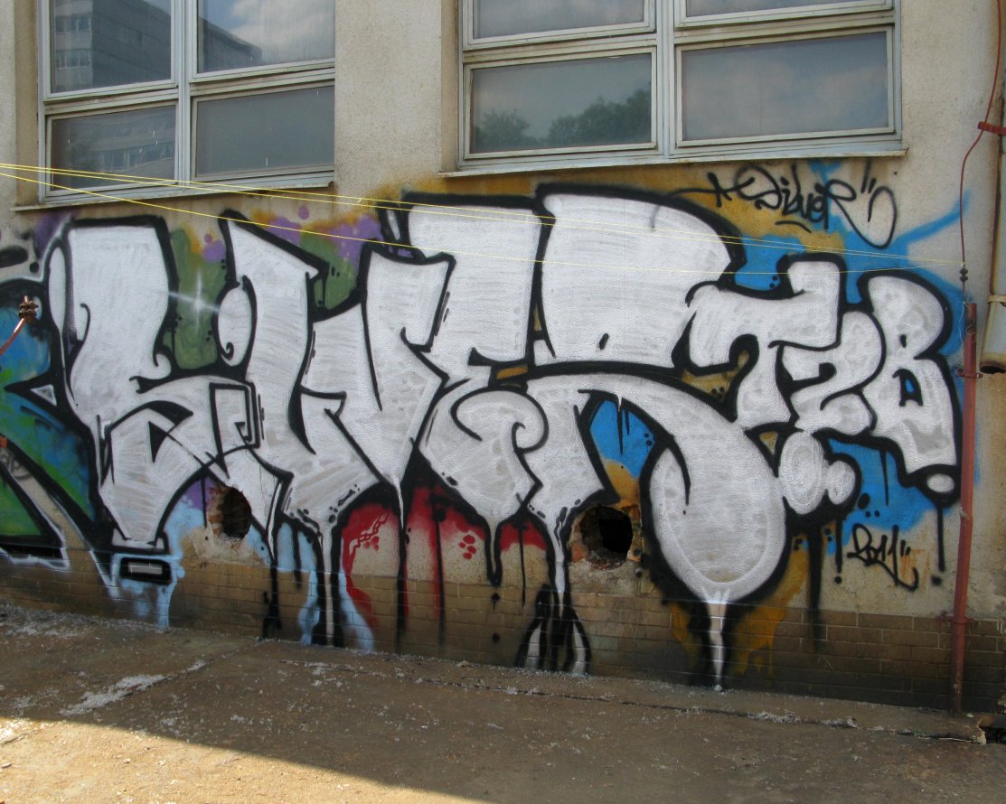 Graffiti Bombing in Prague - Photo by Exist333