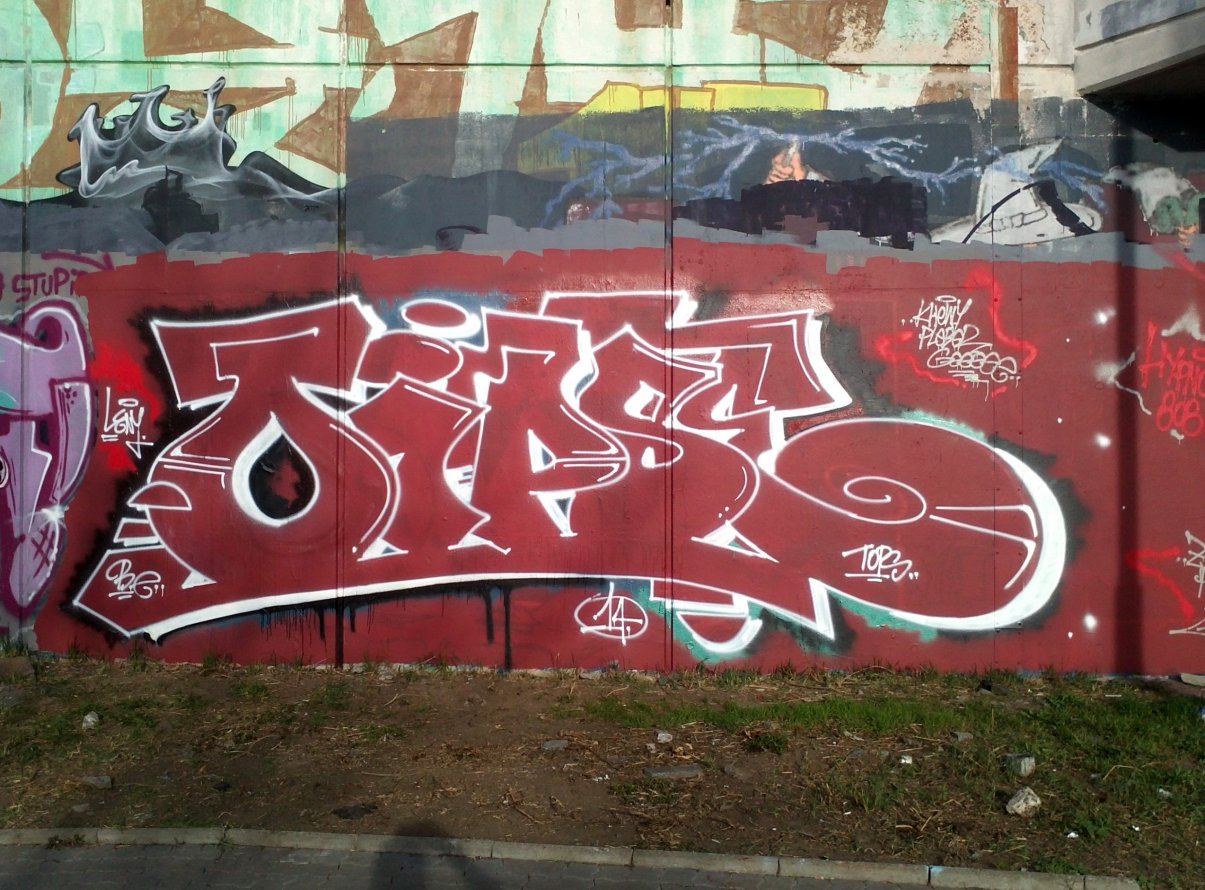 Graffiti Wall in Prague - Photo by Exist333