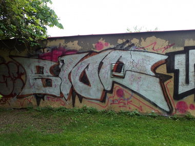 Graffiti Wall in Prague - Photo by Exist333