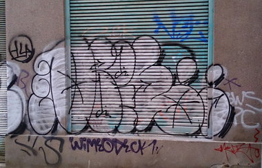 Graffiti Bombing in Prague - Photo by Exist333