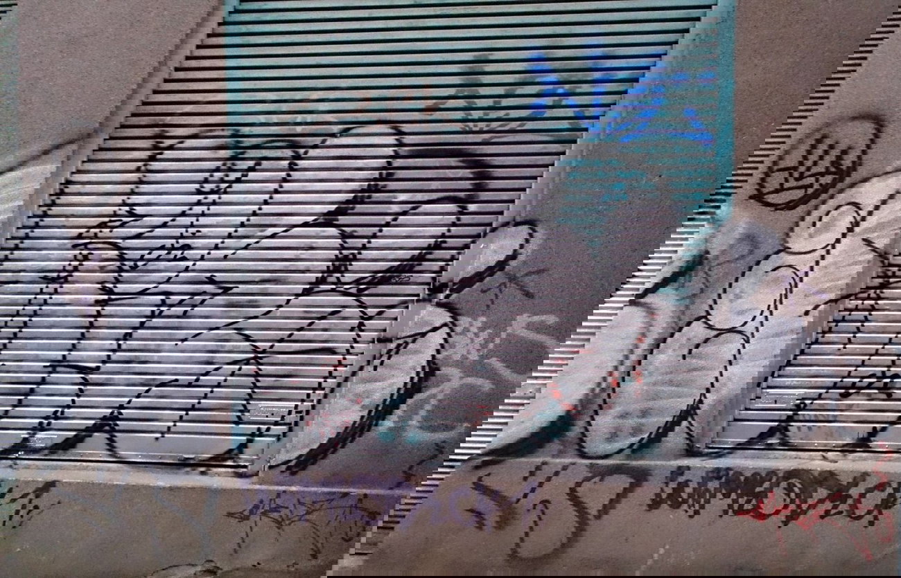 Graffiti Bombing in Prague - Photo by Exist333