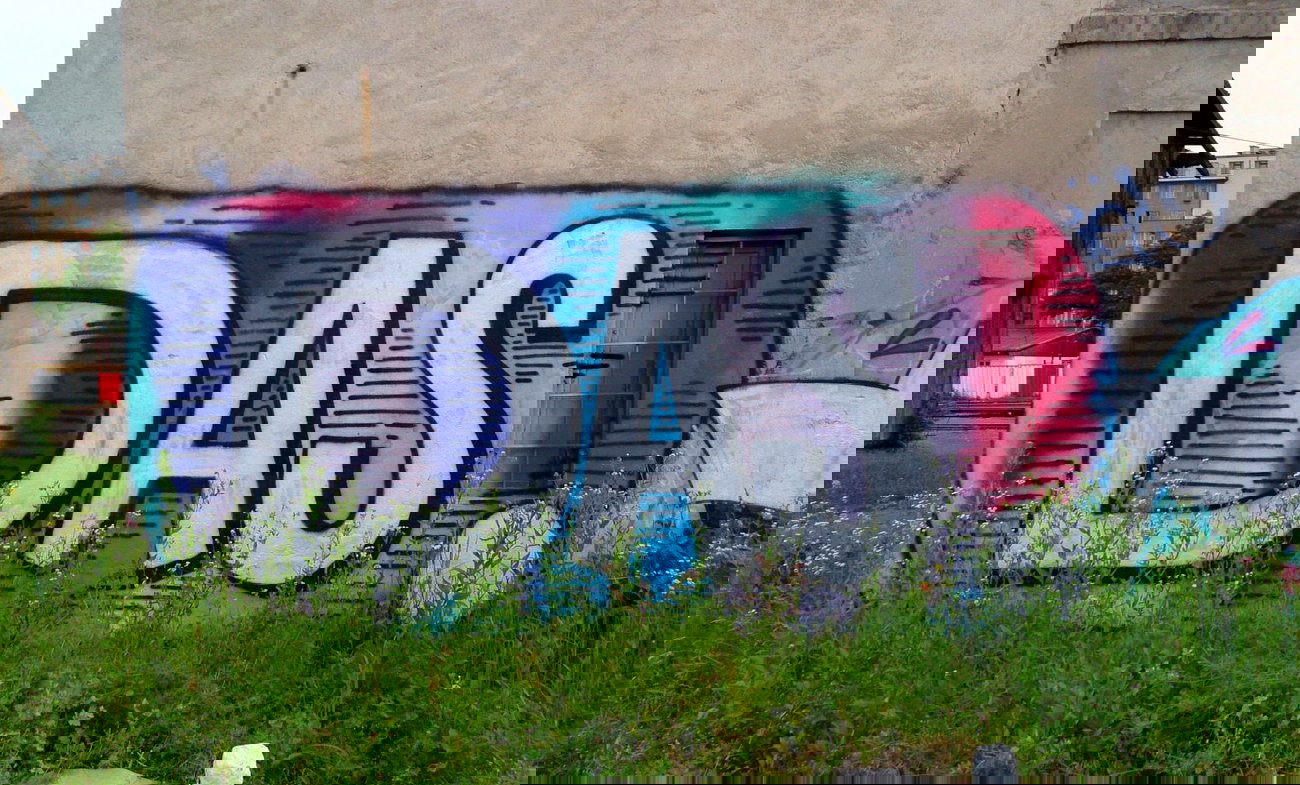 Graffiti Bombing in Prague - Photo by Exist333