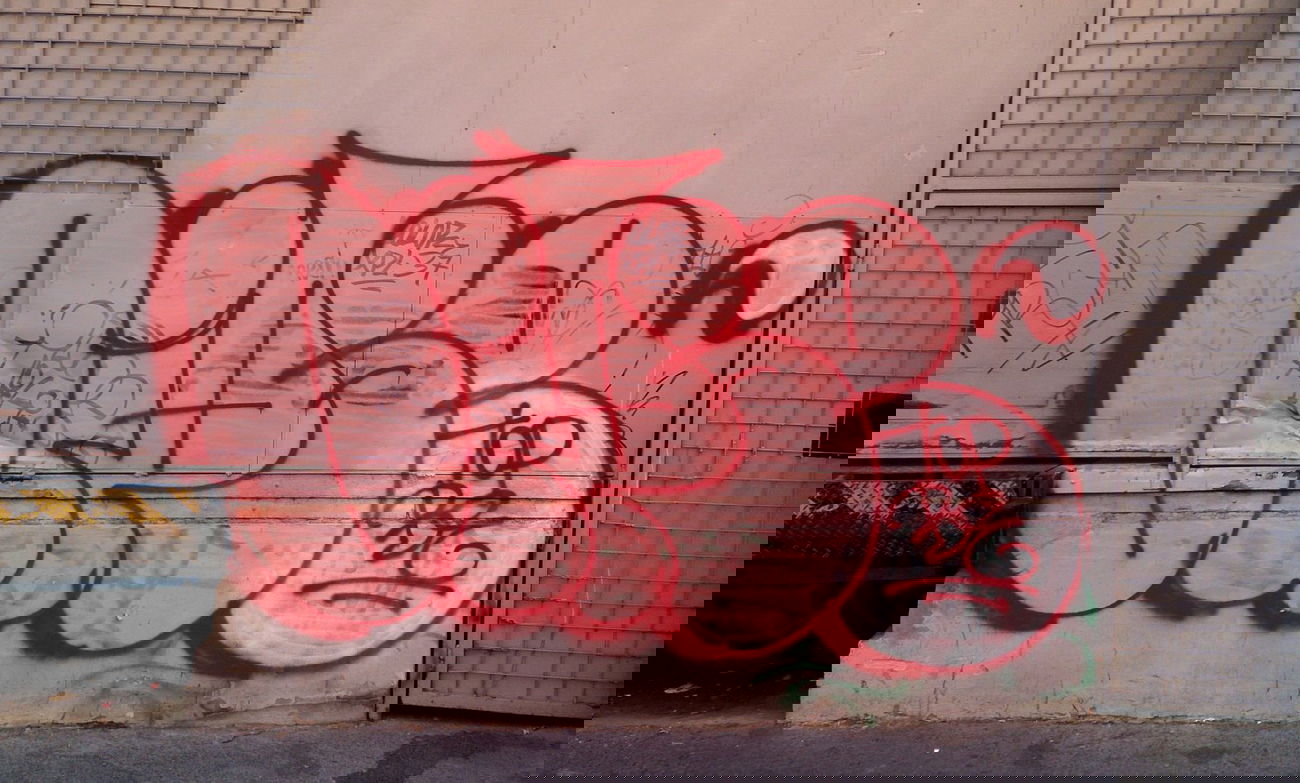 Graffiti Bombing in Prague - Photo by Exist333 - King