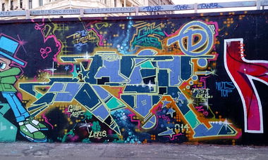 Graffiti Wall in Prague - Photo by Exist333 - Spord, GOK, KGS