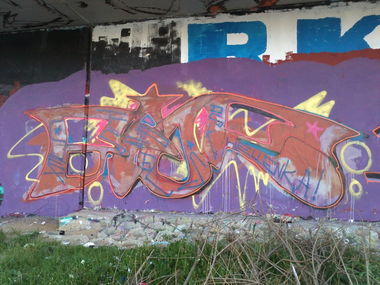 Graffiti Wall in Prague - Photo by Exist333