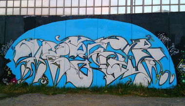 Graffiti Wall in Prague - Photo by Exist333 - Todey