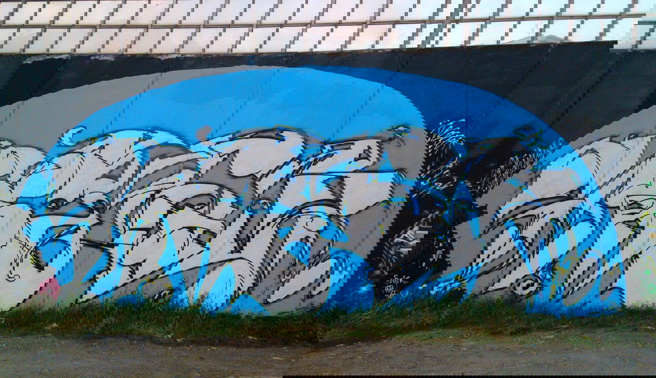 Graffiti Wall in Prague - Photo by Exist333 - Todey