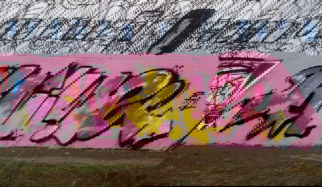 Graffiti Wall in Prague - Photo by Exist333