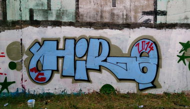 Graffiti Bombing in Prague - Photo by Exist333