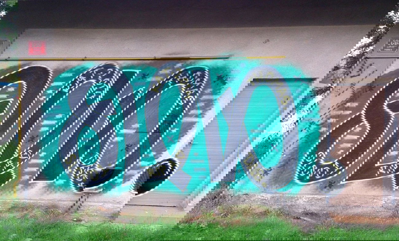 Graffiti Bombing in Prague - Photo by Exist333