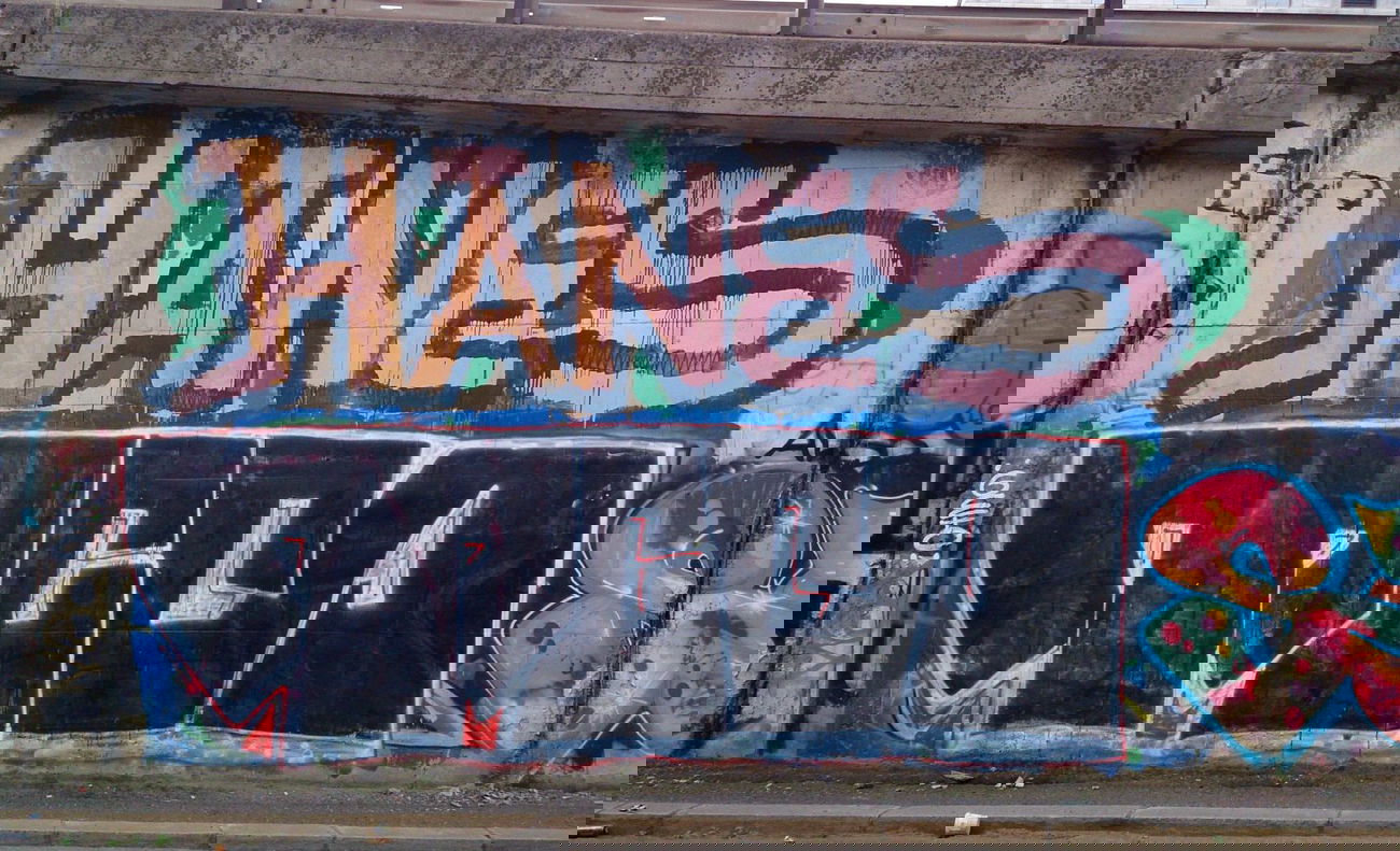 Graffiti Bombing in Prague - Photo by Exist333