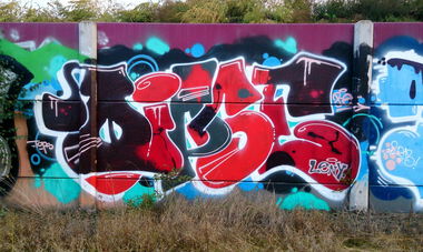 Graffiti Bombing in Prague - Photo by Exist333