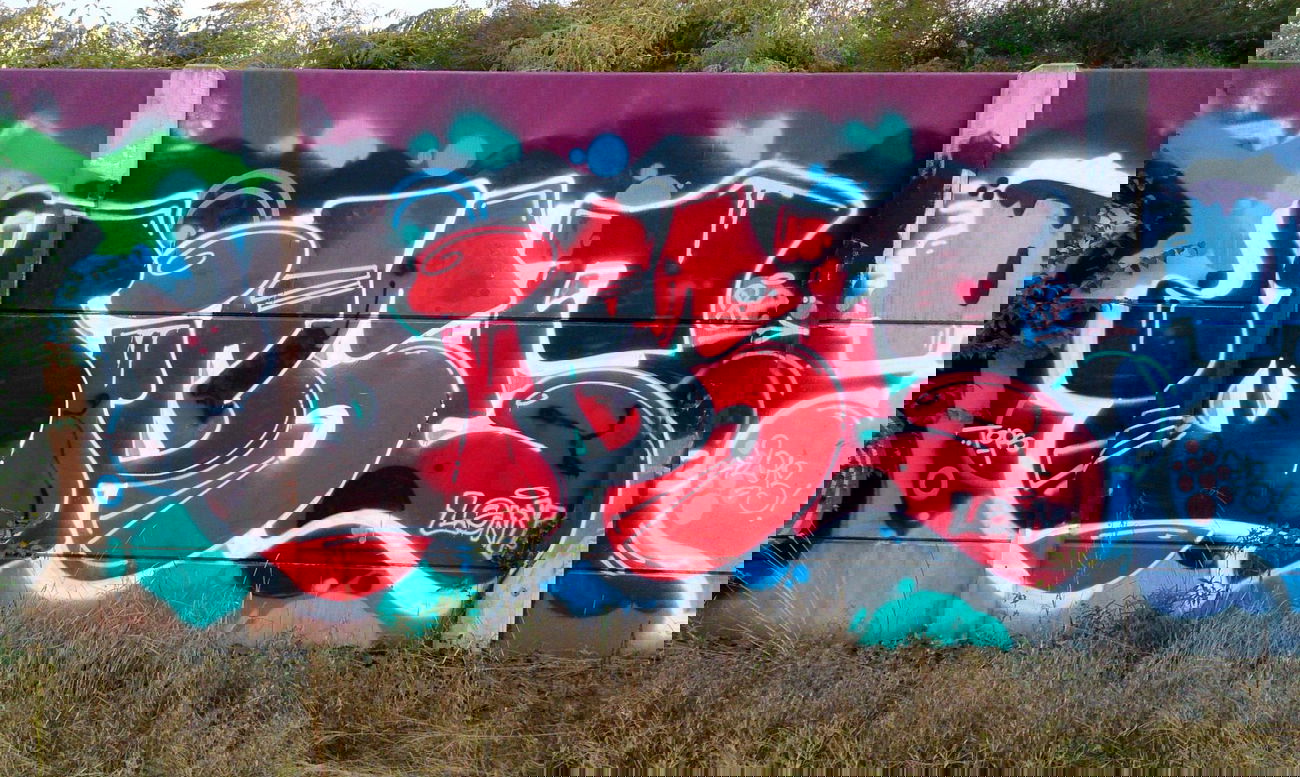 Graffiti Bombing in Prague - Photo by Exist333