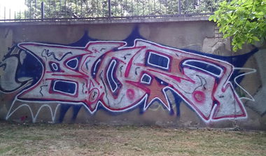 Graffiti Bombing in Prague - Photo by Exist333