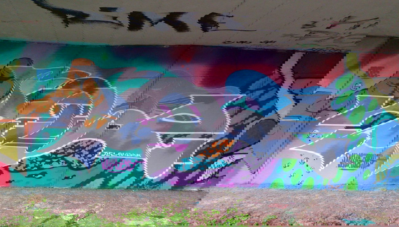 Graffiti Wall in Prague - Photo by Exist333