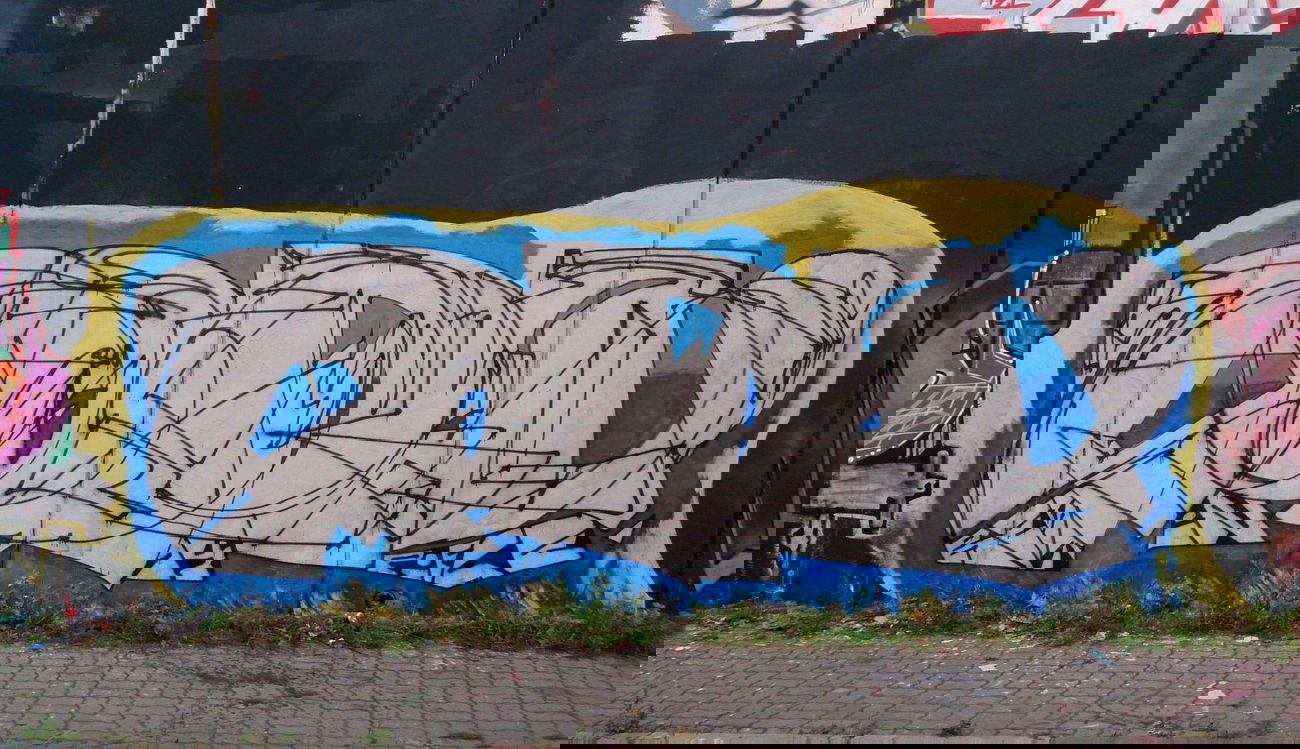 Graffiti Wall in Prague - Photo by Exist333 - Todey