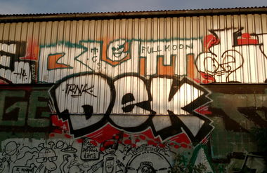 Graffiti Bombing in Prague - Photo by Exist333