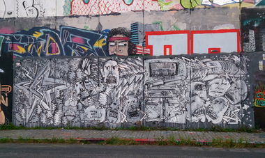 Graffiti Wall in Prague - Photo by Exist333 - Obic