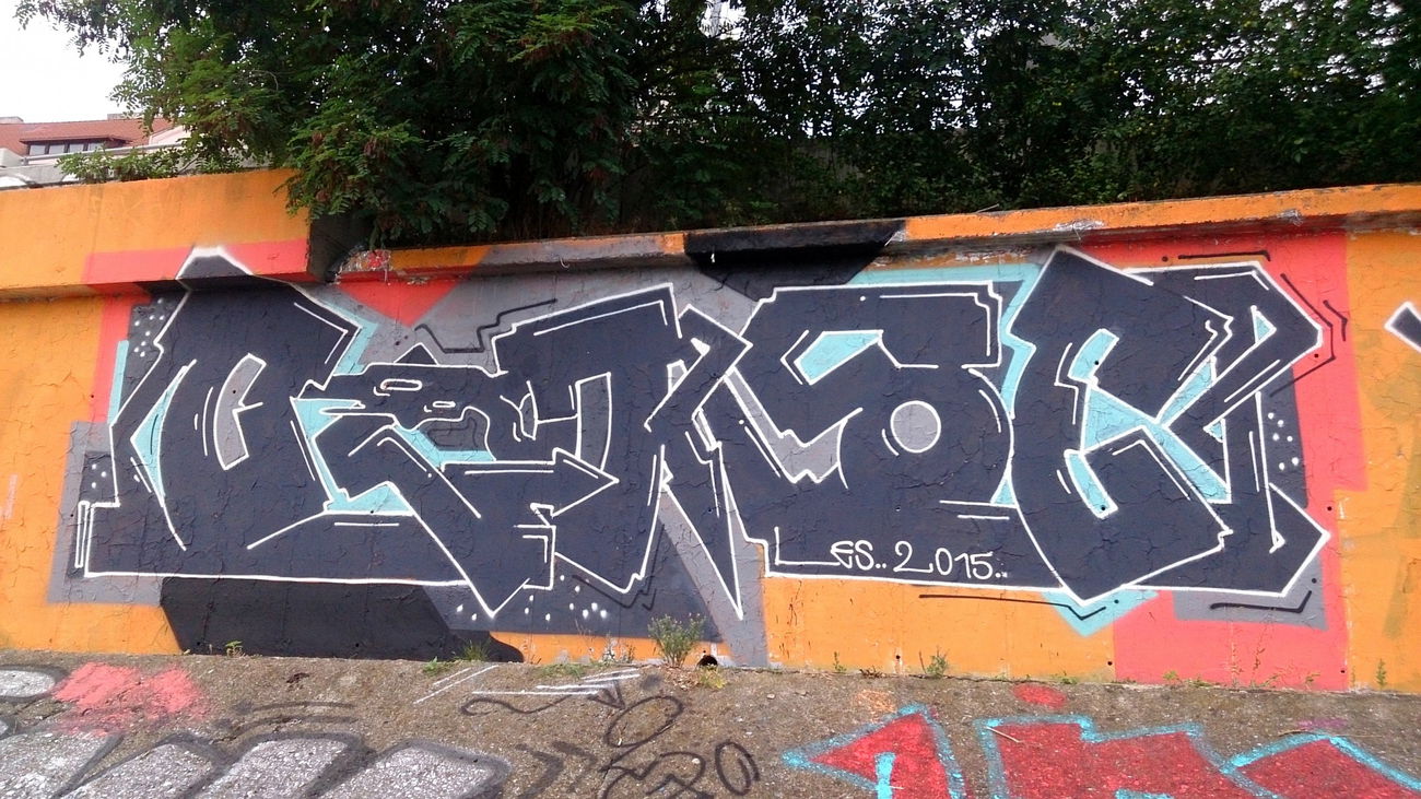 Graffiti Wall in Prague - Photo by Exist333