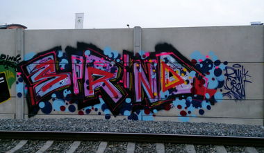 Graffiti Bombing in Prague - Photo by Exist333