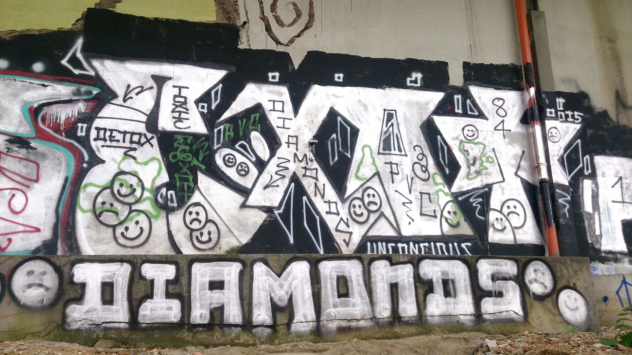 Graffiti Bombing in Prague - Photo by Exist333