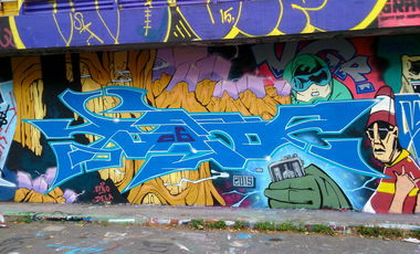 Graffiti Wall in Prague - Photo by Exist333