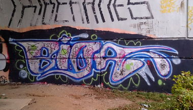 Graffiti Bombing in Prague - Photo by Exist333