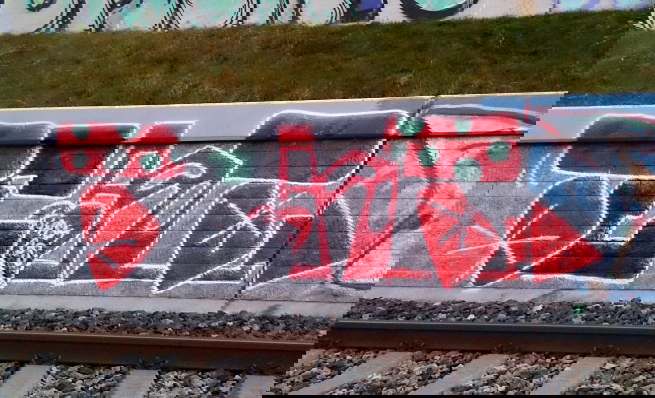 Graffiti Bombing in Prague - Photo by Exist333