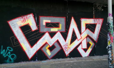 Graffiti Wall in Praha - Photo by Exist333