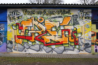 Graffiti Wall in Weißwasser - Photo by Exuserwithname