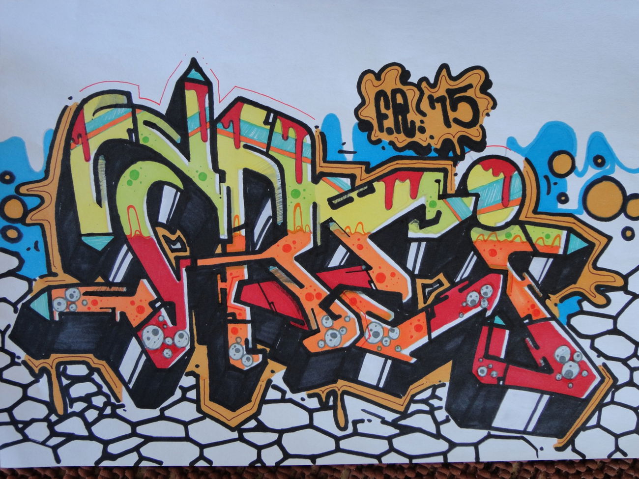 Graffiti Sketch - Photo by Exuserwithname (2015)