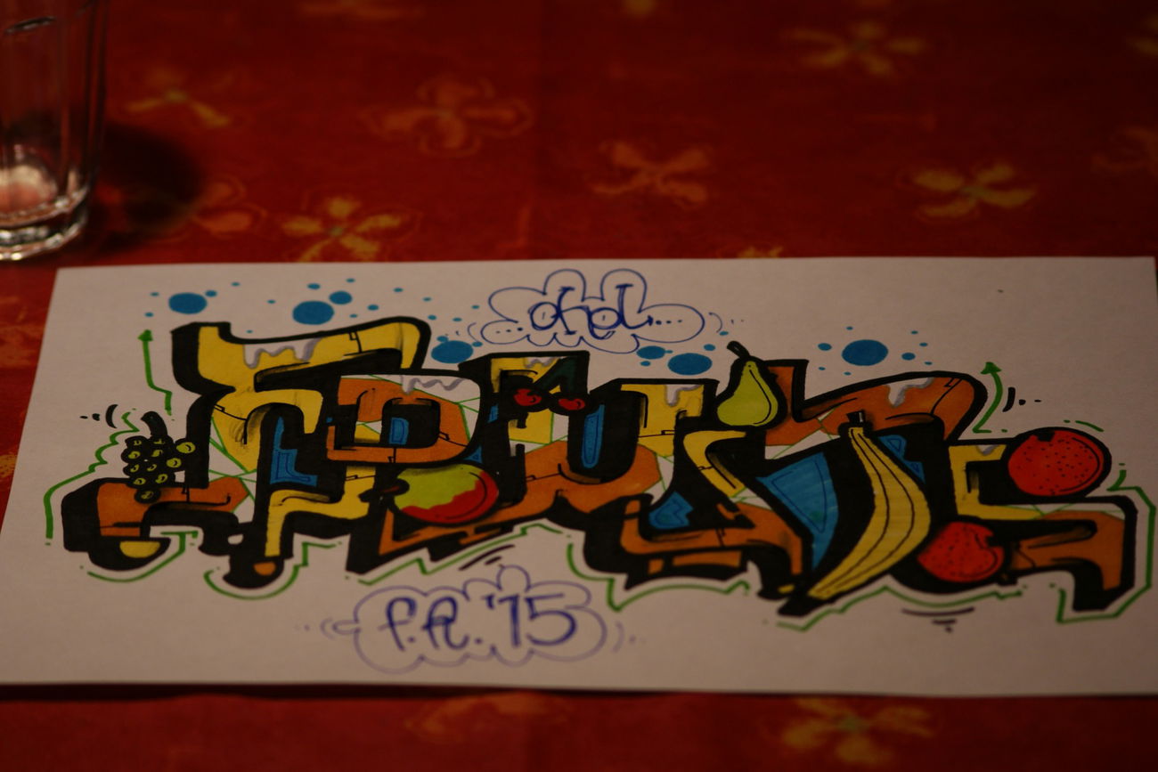 Graffiti Sketch - Photo by Exuserwithname (2015)