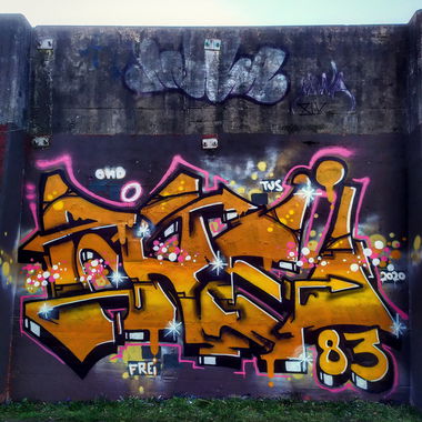 Graffiti Wall - Photo by Exuserwithname - style, frei (2020)