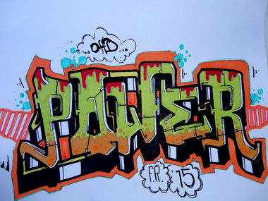 Graffiti Sketch - Photo by Exuserwithname (2015)