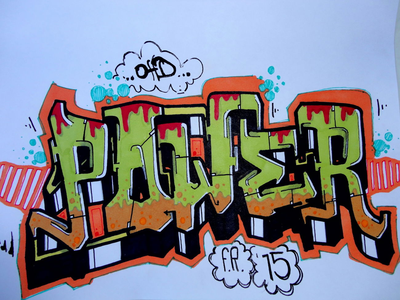 Graffiti Sketch - Photo by Exuserwithname (2015)