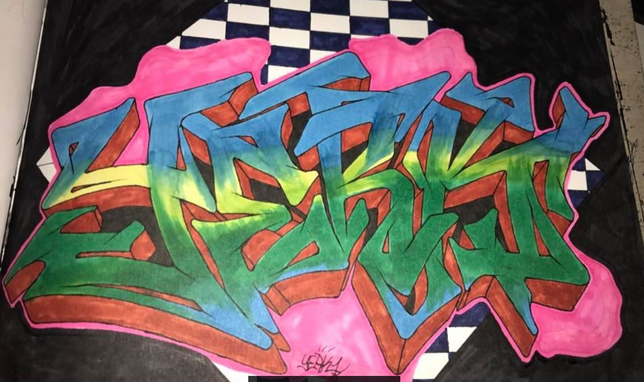 Graffiti Sketch - Photo by Eybek1one - yerk, eybekone, blackbook (2017)