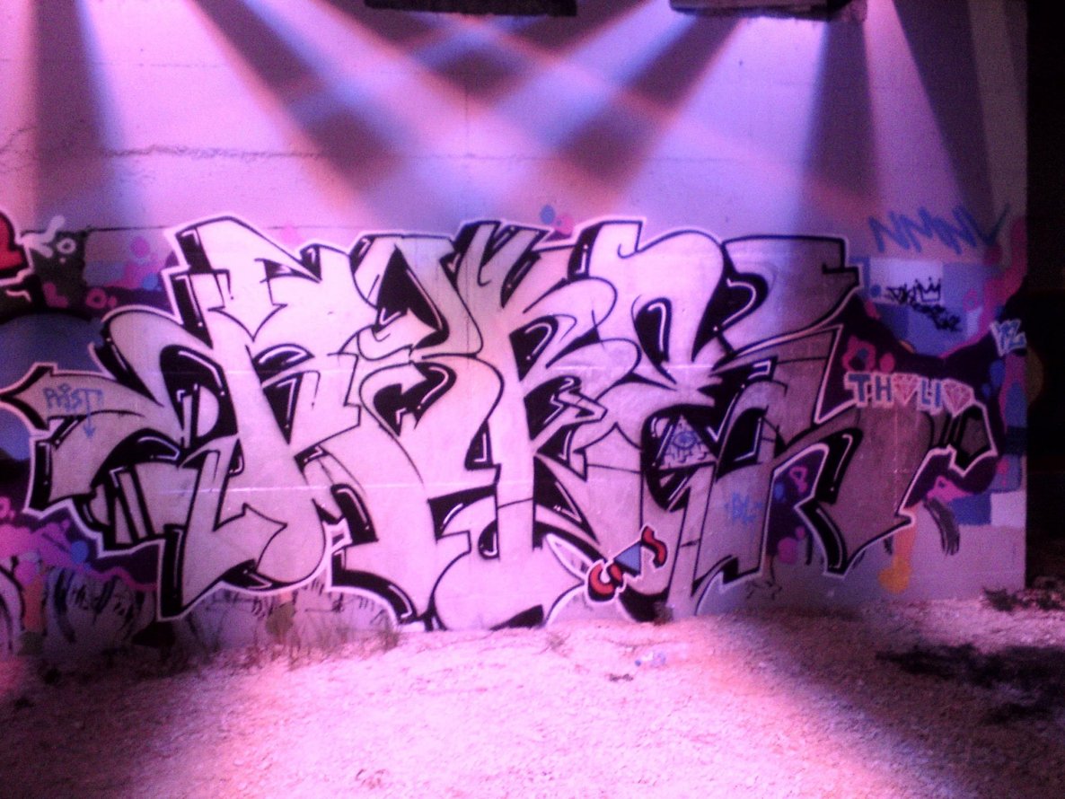 Graffiti Wall - Photo by FAKExWOLF - fake, cows, greece (2012)