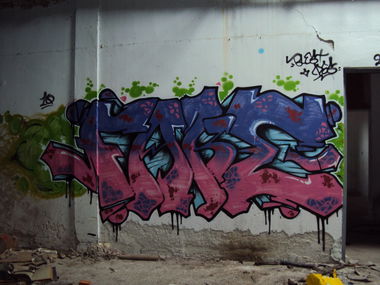 Graffiti Wall - Photo by FAKExWOLF - fake, cows, greece (2010)