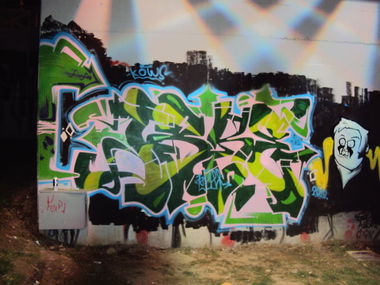 Graffiti Wall - Photo by FAKExWOLF - fake, cows, wall