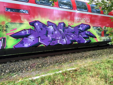 Graffiti Train - Photo by FAKT (2017)
