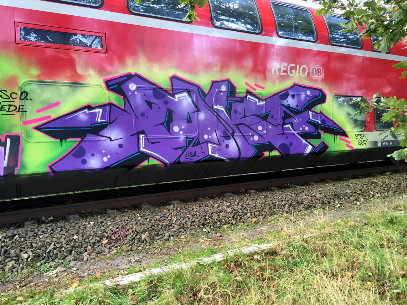 Graffiti Train - Photo by FAKT (2017)