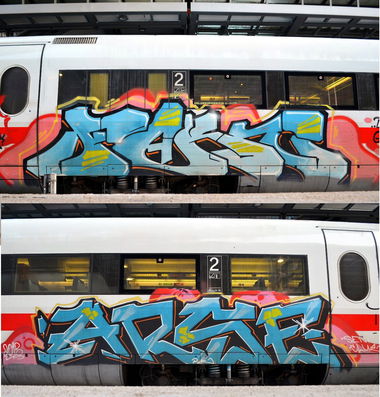 Graffiti Train - Photo by FAKT (2013)